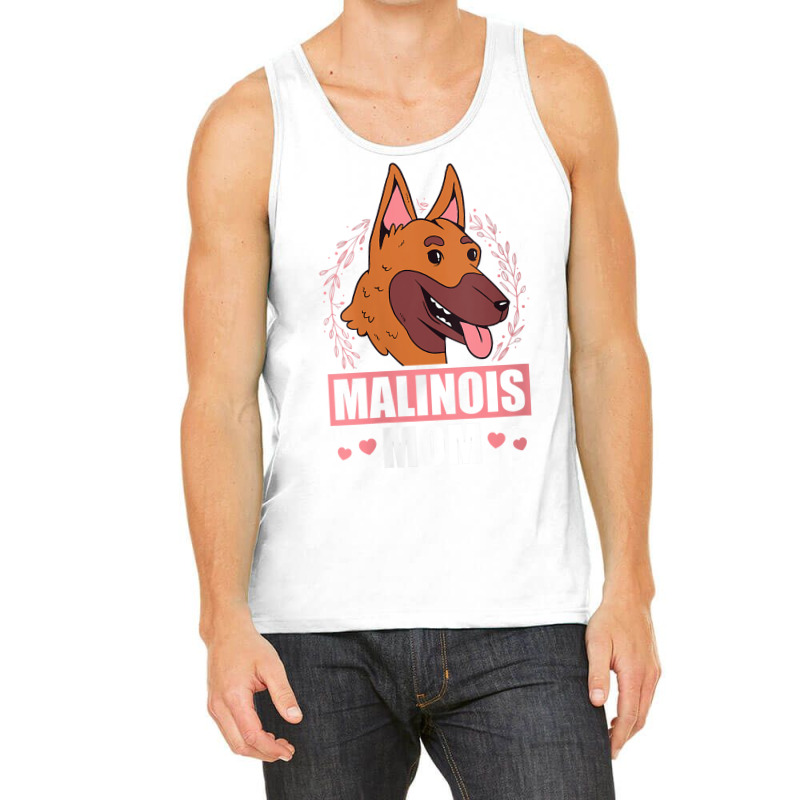 Womens Malinois Mom Dog Owner Belgian Malinois V Neck T Shirt Tank Top by erisseby | Artistshot