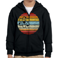 Science Atom Vintage Retro Style Science Outfit Youth Zipper Hoodie | Artistshot