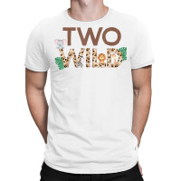 Wild Two Animal Safari 2nd Birthday Theme Family Boy Girl T Shirt T-shirt | Artistshot