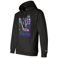 Womens 40 And Fabulous Stepping Into My 40th Birthday Gift Women's T S Champion Hoodie | Artistshot