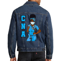 Womens Black Cna Magic Afro Girl Pride T Shirt Men Denim Jacket | Artistshot