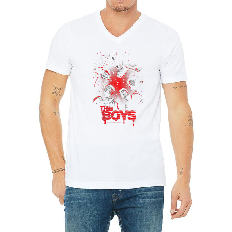 Womens The Boys The Boys Group Photo V Neck T Shirt V-neck Tee | Artistshot