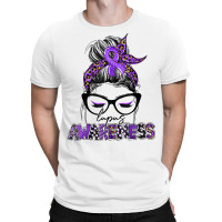 Womens Classy Leopard Pattern Shades Lupus Awareness Ribbon T Shirt T-shirt | Artistshot