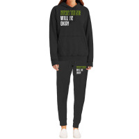 Womens Everything Will Be Okay Positive Vibes Casual Inspirational V N Hoodie & Jogger Set | Artistshot