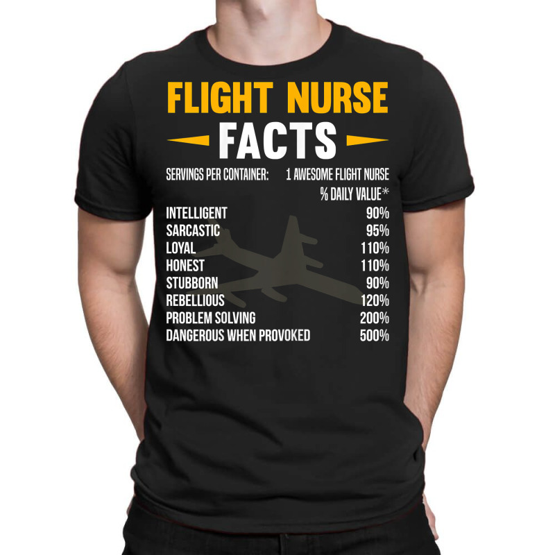 Womens Flight Nurse Facts T Shirt T-shirt | Artistshot