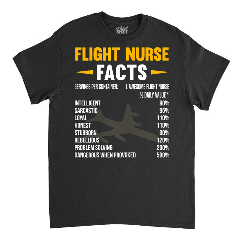 Womens Flight Nurse Facts T Shirt Classic T-shirt | Artistshot