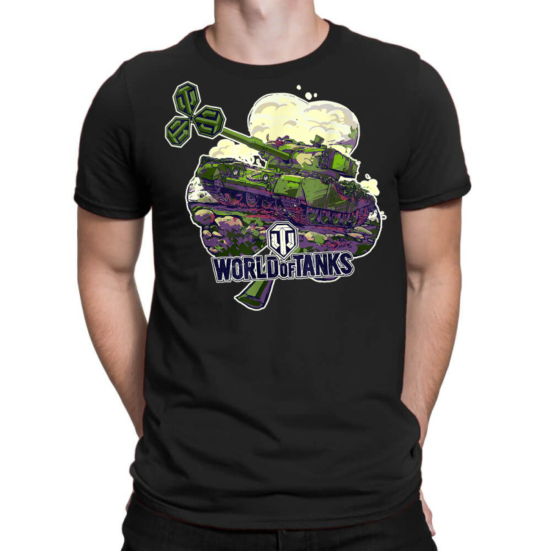 World Of Tanks St Patrick's Day Special Clover Shamrock T Shirt T-shirt | Artistshot