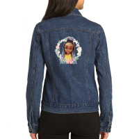 Mahalia   Love And Compromise Ladies Denim Jacket | Artistshot