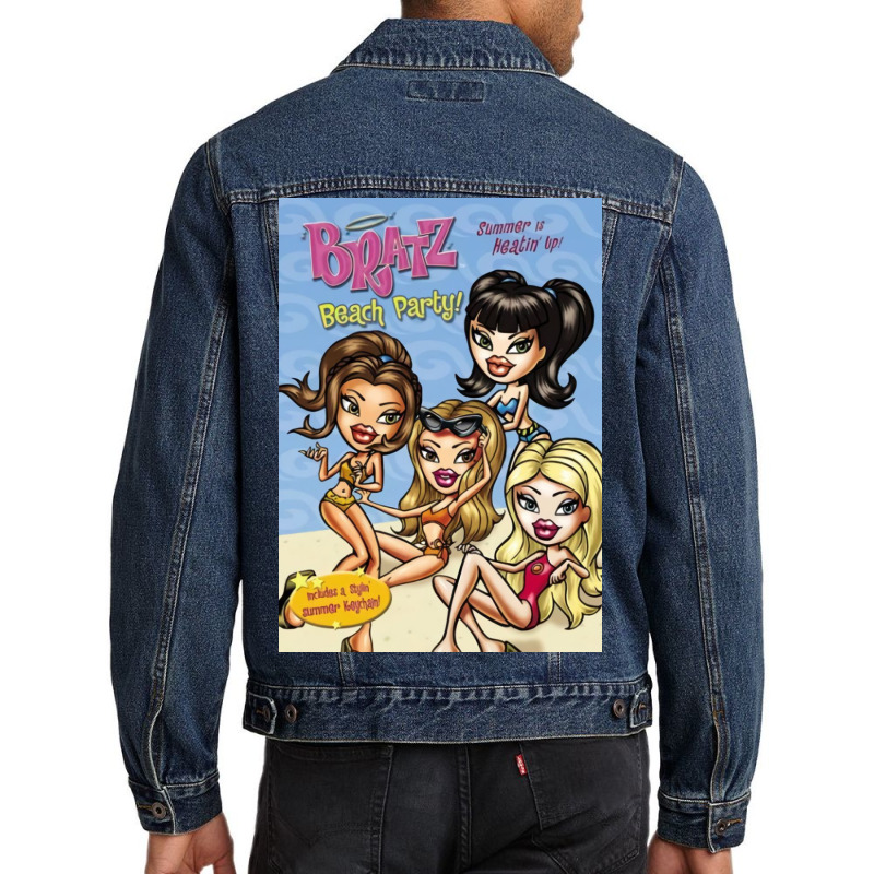 Bratz Beach Party Men Denim Jacket by Jill P | Artistshot