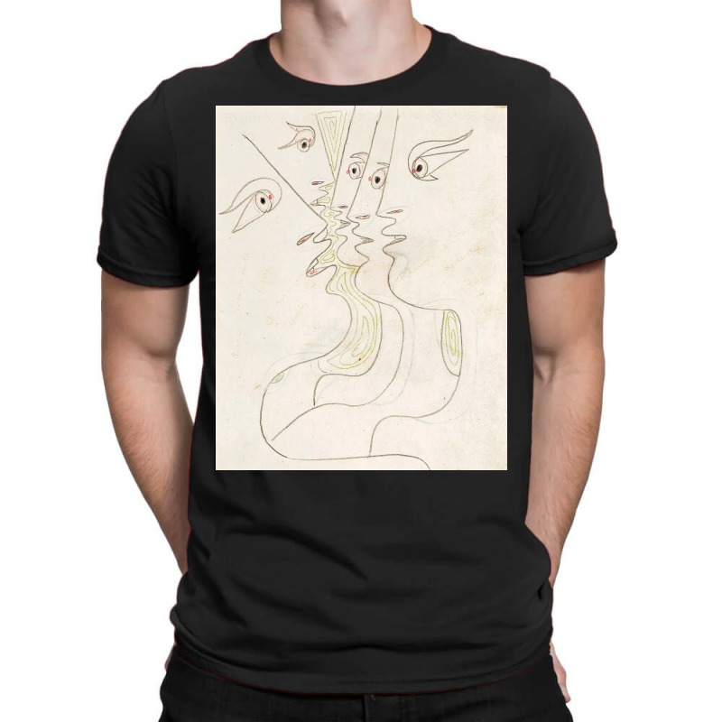 Jean Cocteau Litograph T-Shirt by Jill P | Artistshot