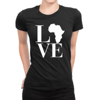 Love Africa Funny Ladies Fitted T-shirt | Artistshot