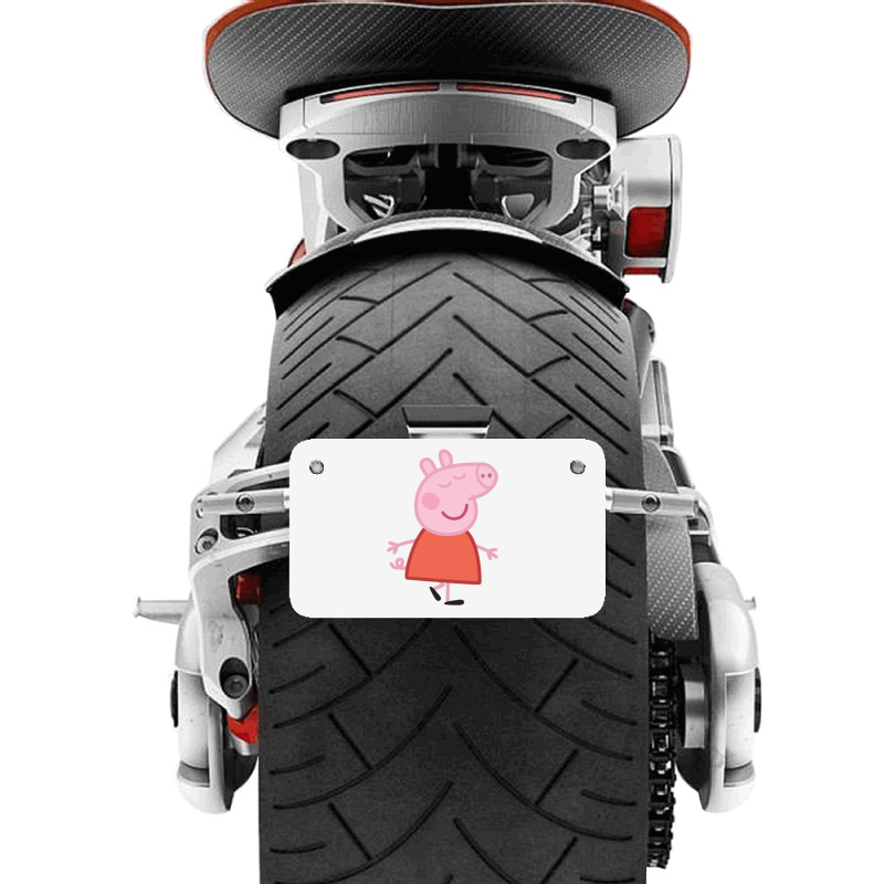 Peppa Pig Motorcycle License Plate | Artistshot