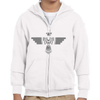 Native American Thunderbird Youth Zipper Hoodie | Artistshot