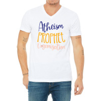 Atheism A Non Prophet Organization Atheist Agnostic T Shirt V-neck Tee | Artistshot