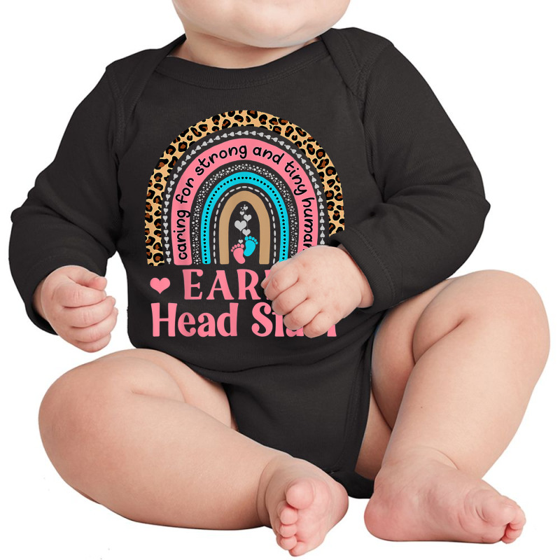 Teacher Cute Early Head Start Rainbow Prek Teacher School Team Long Sleeve Baby Bodysuit by urethrapricey | Artistshot