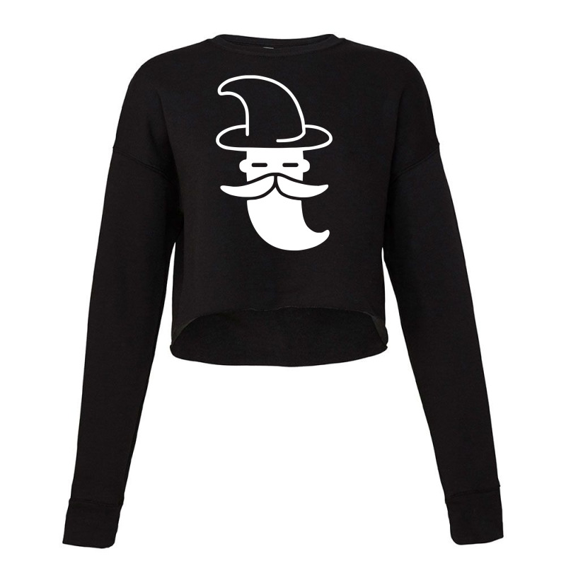 Minimal Wizard Funny Cropped Sweater by heart eye | Artistshot