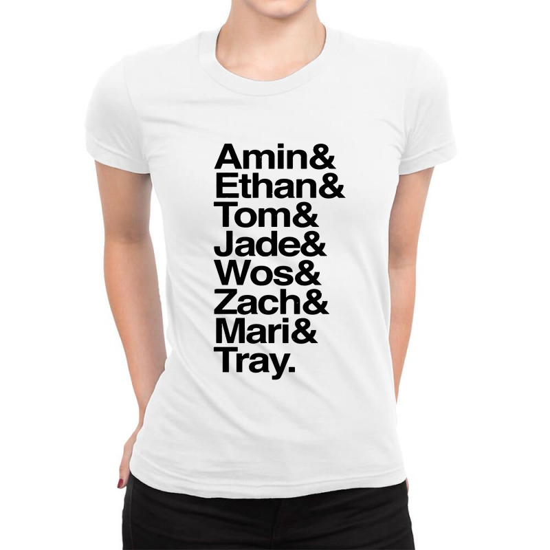 Starting Lineup Ladies Fitted T-Shirt by calvin garis | Artistshot