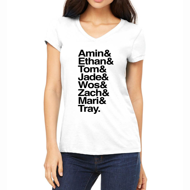 Starting Lineup Women's V-Neck T-Shirt by calvin garis | Artistshot