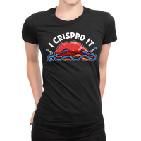 Crispr T Shirti Crisprd It Crispr Graffiti Gene Editing Hacker T Shirt Ladies Fitted T-shirt | Artistshot