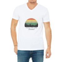 Pachaug State Forest V-neck Tee | Artistshot