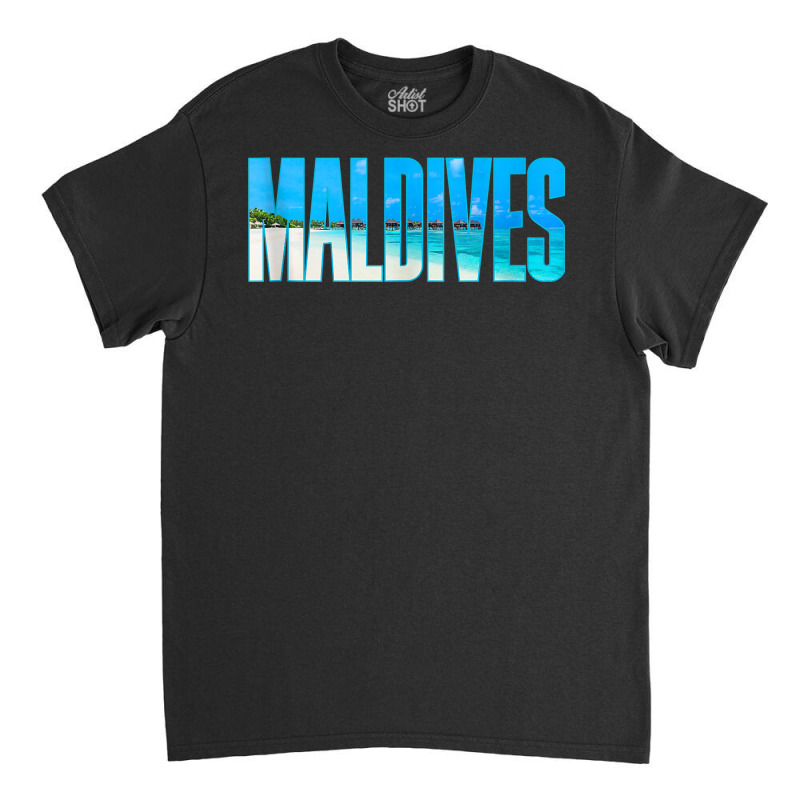 Maldives Souvenir Merch For Couple Or Family Summer Vacay Tank Top Classic T-shirt | Artistshot