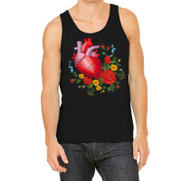 Embroidery T  Shirt Embroidery Embroidered Flowers Flower Floral Natur Tank Top | Artistshot