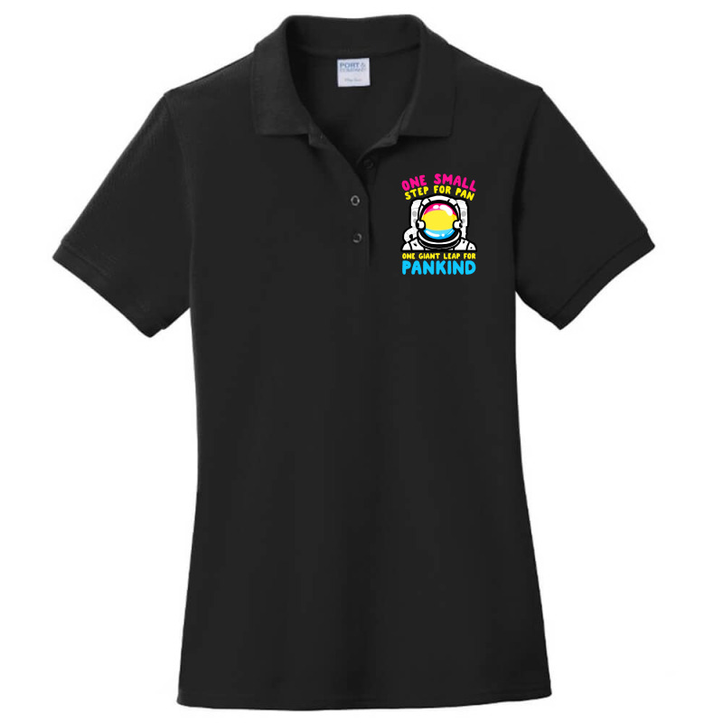 One Small Step For Pan Ladies Polo Shirt by fidele milio | Artistshot