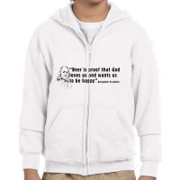 Ben Franklin Youth Zipper Hoodie | Artistshot