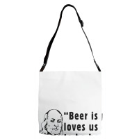 Ben Franklin Adjustable Strap Totes | Artistshot