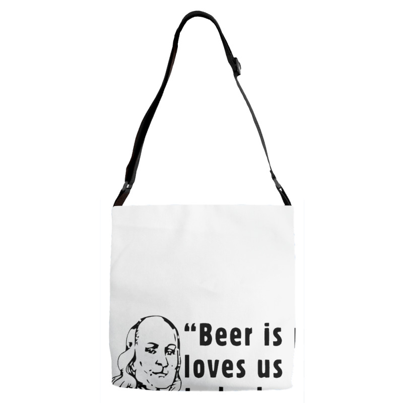 Ben Franklin Adjustable Strap Totes | Artistshot