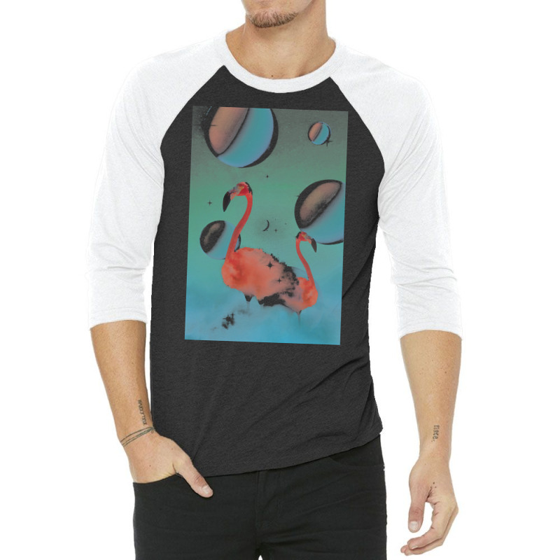 Flamingo T  Shirt Objective Subjectivity T  Shirt 3/4 Sleeve Shirt | Artistshot