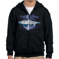 Clearwater Beach Florida Nautical Sailing Boating T Shirt Youth Zipper Hoodie | Artistshot