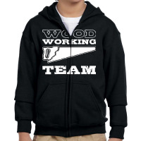 Lumberjack T Shirtwood Working Team Lumberjack Forest Worker Logger T Youth Zipper Hoodie | Artistshot