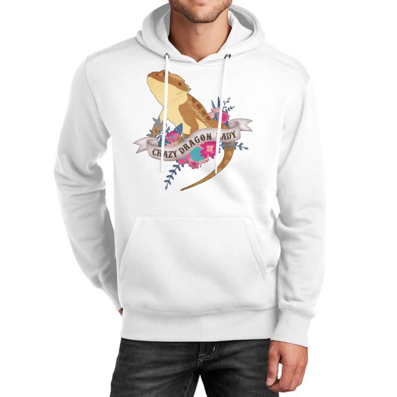 Crazy Dragon Lady Unisex Hoodie by gertrudiesamuels | Artistshot