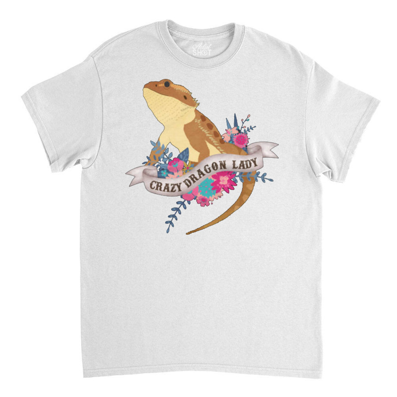 Crazy Dragon Lady Classic T-shirt by gertrudiesamuels | Artistshot