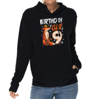 Fox Animal Lovers 9th Birthday Girl Fox B Day 9 Year Old T Shirt Lightweight Hoodie | Artistshot