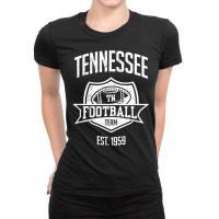 Distressed Titan Retro Look Party Tailgate Sunday Fan Gift T Shirt Ladies Fitted T-shirt | Artistshot