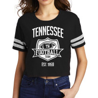 Distressed Titan Retro Look Party Tailgate Sunday Fan Gift T Shirt Scorecard Crop Tee | Artistshot