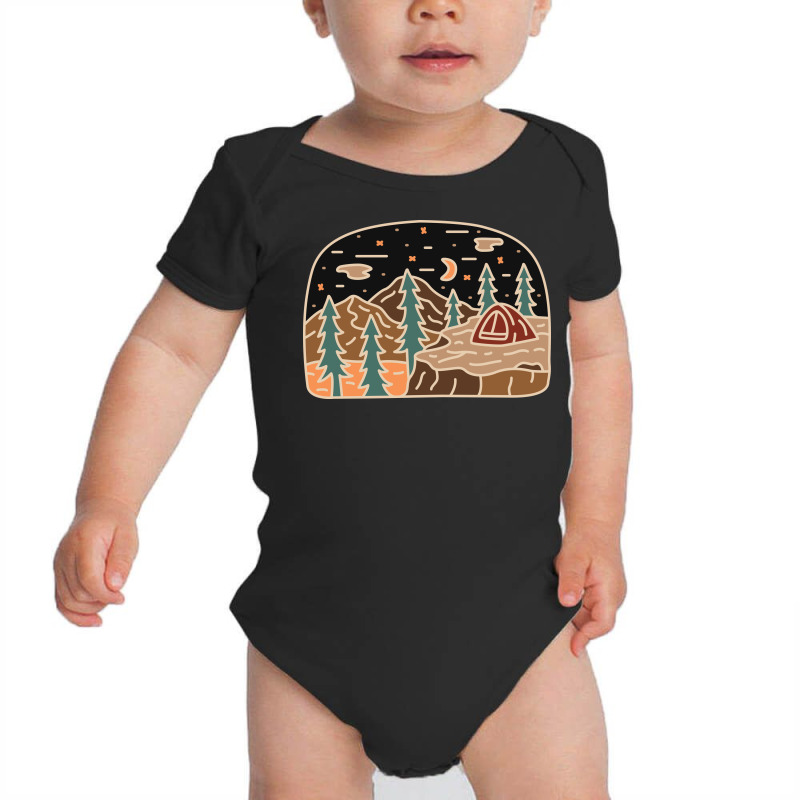 Camping Baby Bodysuit by Quilimo | Artistshot