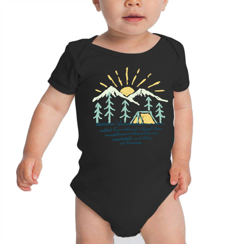 Camping Baby Bodysuit by Quilimo | Artistshot