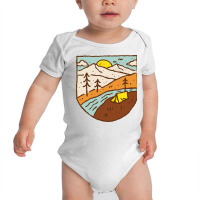 Camping Baby Bodysuit | Artistshot