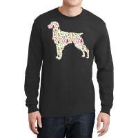 Christmas Brittany Dog Wrapping Paper Sweatshirt Long Sleeve Shirts | Artistshot