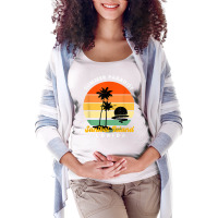 Summer Paradise Tops For Women Graphic Tees Sanibel Island T Shirt Maternity Scoop Neck T-shirt | Artistshot