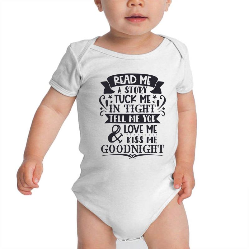 Read Me A Story Tuck In Tight Baby Bodysuit by Borneo Paradiso | Artistshot