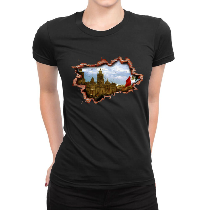 Mexico Inside Wall Ladies Fitted T-Shirt by autlu2024 | Artistshot