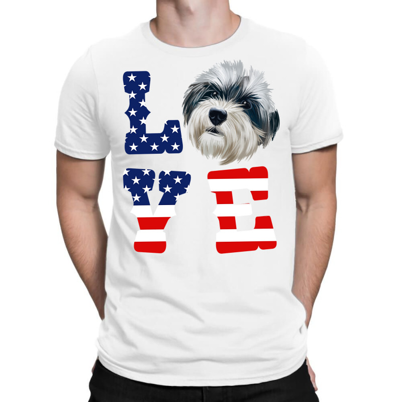 Dogs 365 Havanese Love Dog American Flag 4th Of July Usa Sweatshirt T-shirt | Artistshot