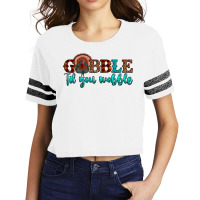 Gobble Til You Wobble Scorecard Crop Tee | Artistshot