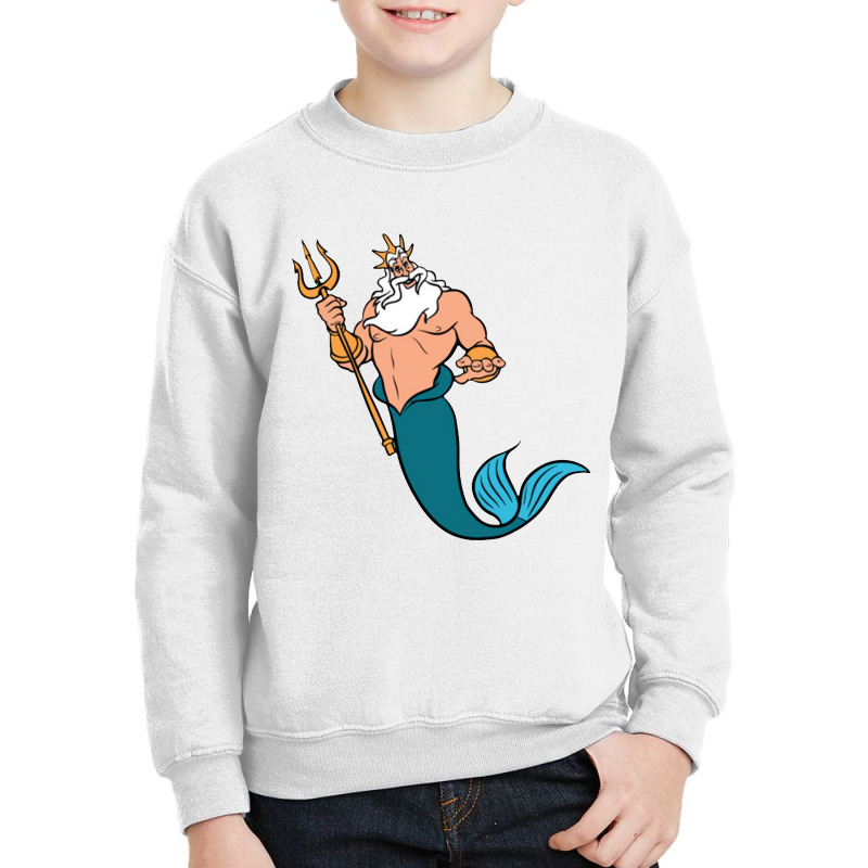 King Triton Youth Sweatshirt by lotusbubble | Artistshot