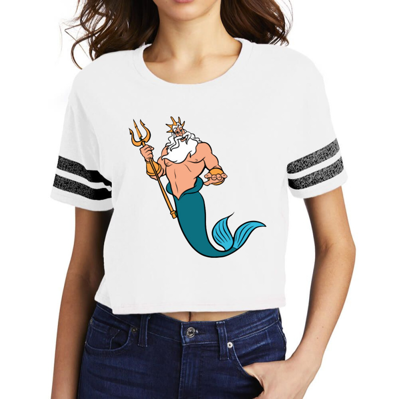 King Triton Scorecard Crop Tee by lotusbubble | Artistshot