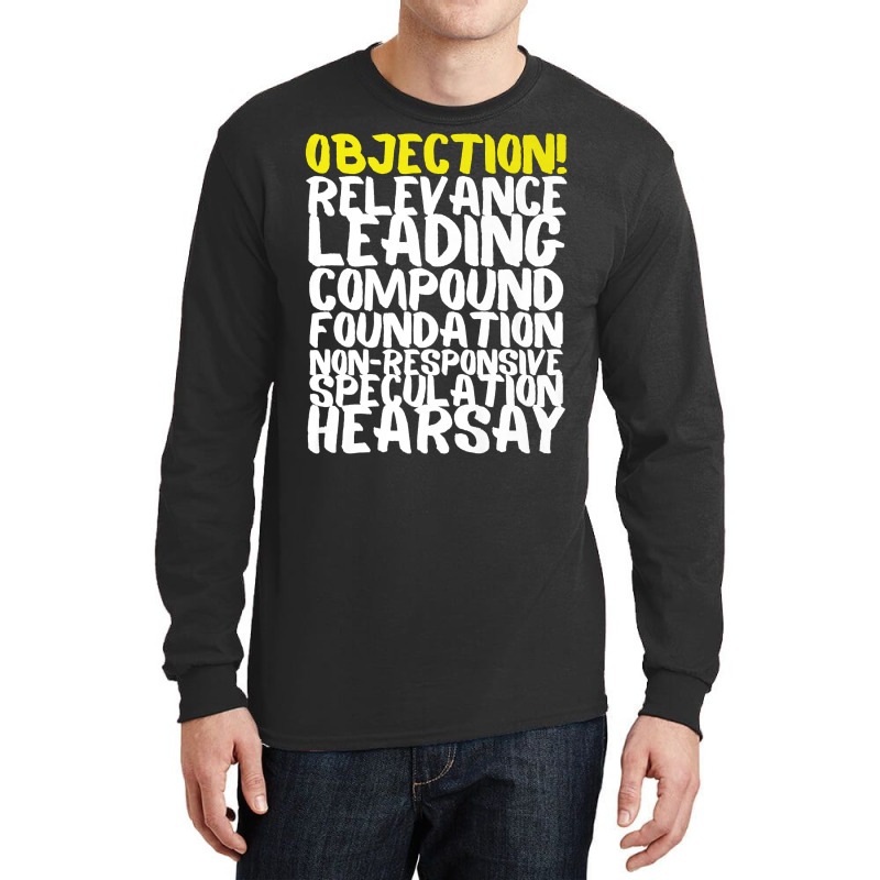 Objection Relevance Leading Compound Foundation Hearsay Premium T Shir Long Sleeve Shirts | Artistshot